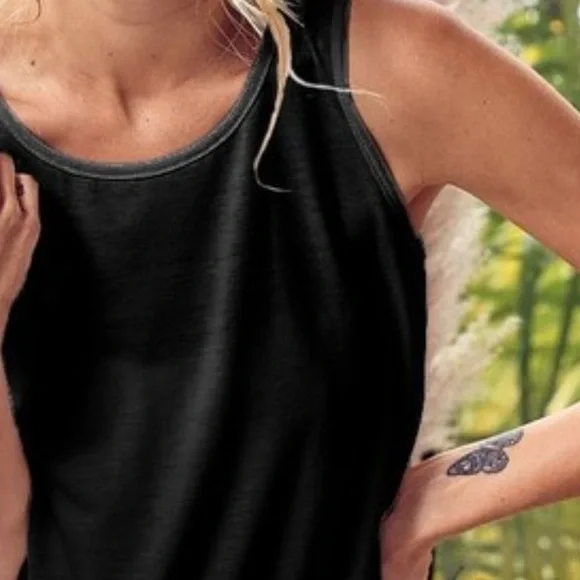 BiBi White Feather-Trimmed Sleeveless Top - Picture 5 of 6